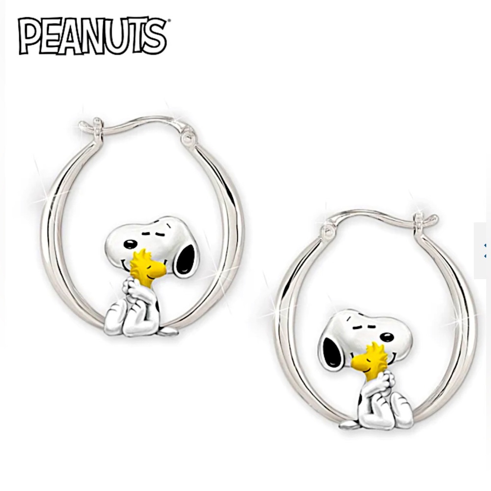 Peanuts “Friends Forever” Hoop Earrings